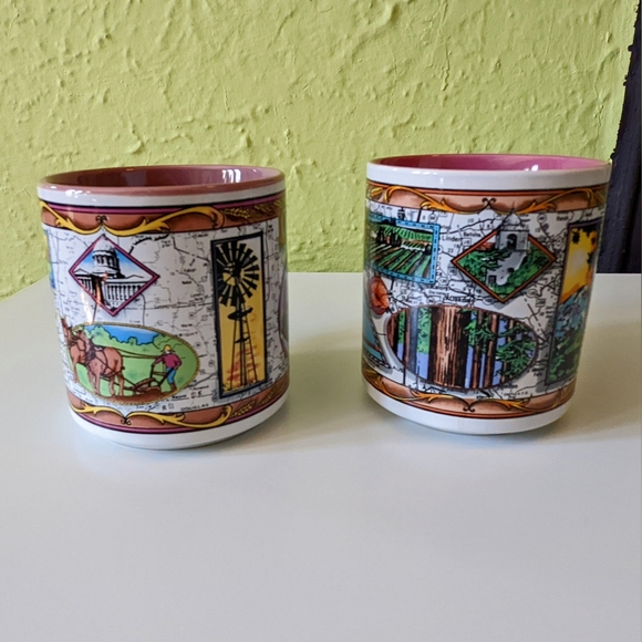 Pair of Collectible US State Coffee Mugs - Missouri, California - Picture 3 of 4
